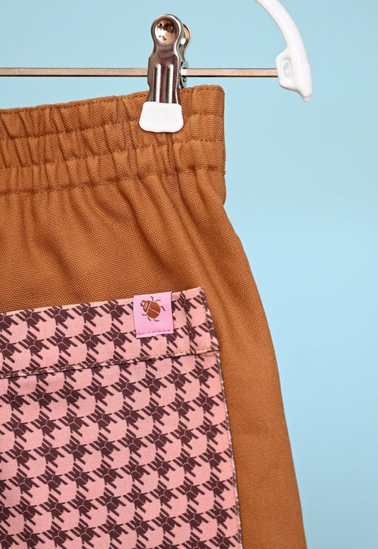 "Beetletooth" Shorts - Caramel